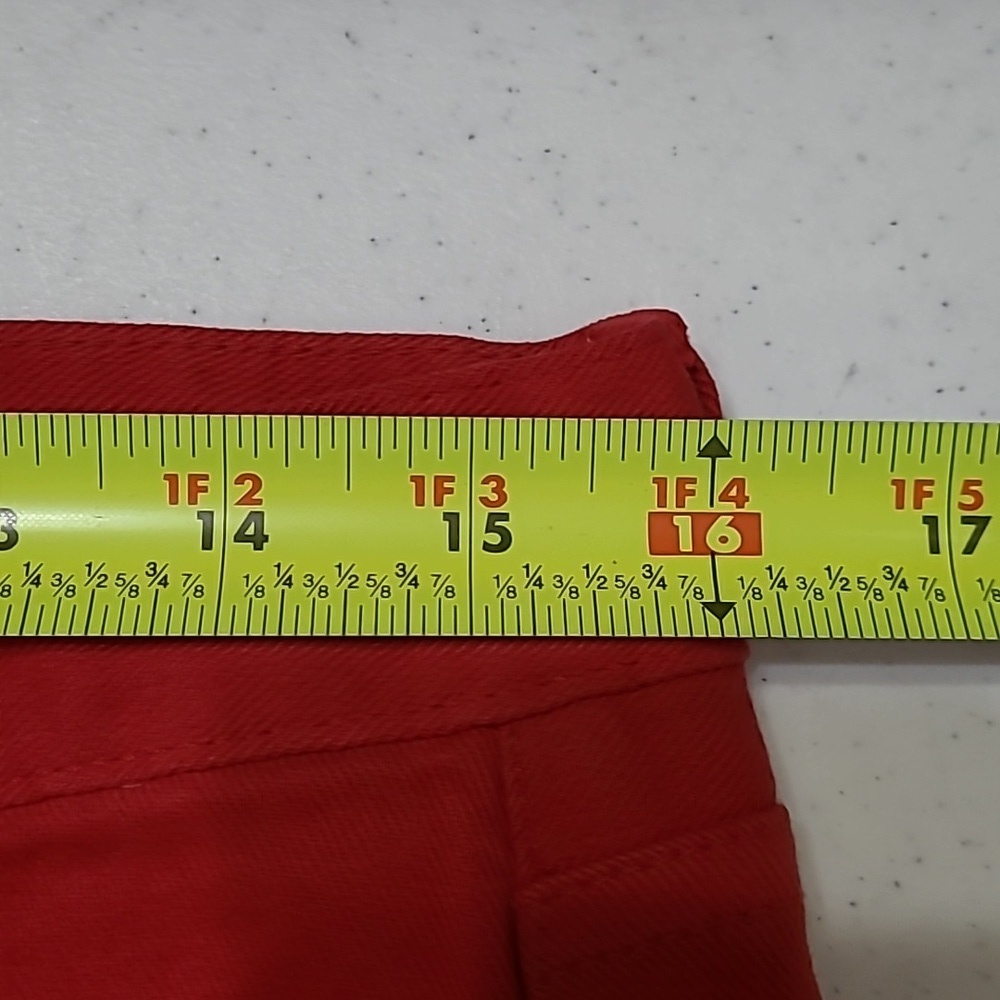 J. Crew Red Toothpick Ankle Jeans size 28 - Picture 7 of 9